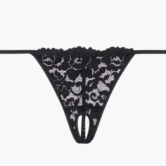 Savage X Fenty Other - Crotchless String of Pearls Thong